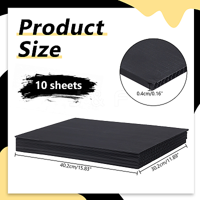 Plastic Corrugated Sheets Pads DIY-WH0569-60A-01-1