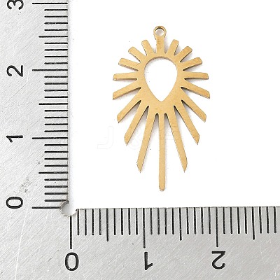 201 Stainless Steel Pendants STAS-H480-08G-1