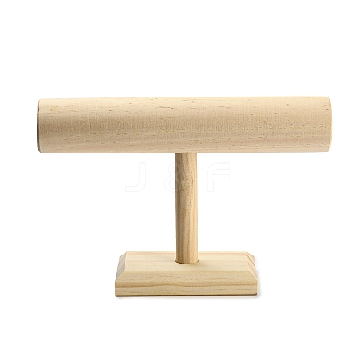 T-Shaped Bar Wood Bracelet Display Stands BDIS-F005-01A-1