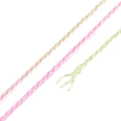 5 Rolls 9-Ply Braided Nylon Strings with Metallic Thread OCOR-Q062-01K-1