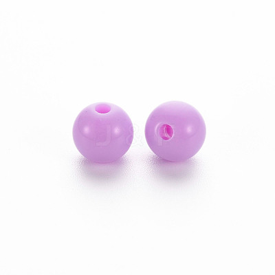 Opaque Acrylic Beads MACR-S370-C8mm-A03-1