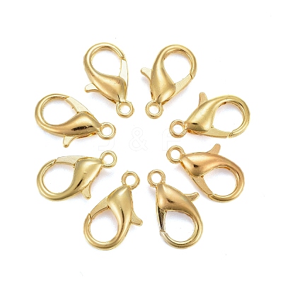 Zinc Alloy Lobster Claw Clasps E106-G-NF-1