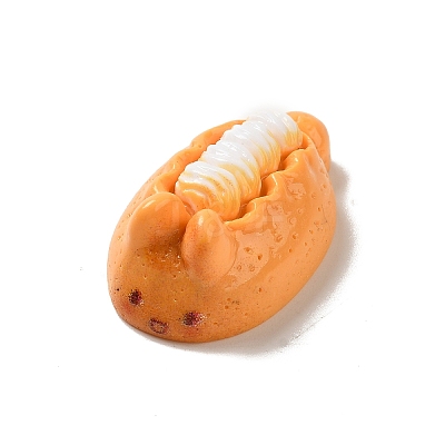 Opaque Resin Imitation Food Decoden Cabochons X-CRES-A058-01G-1