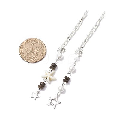 Hair Accessories Iron Hair Bobby Pin Findings PHAR-JH00106-02-1