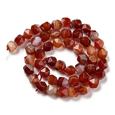 Natural Red Agate Beads Strands G-C085-A05-01-1