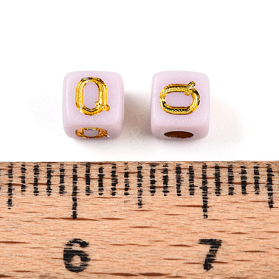 Plating Acrylic Beads OACR-N140-01H-Q-1