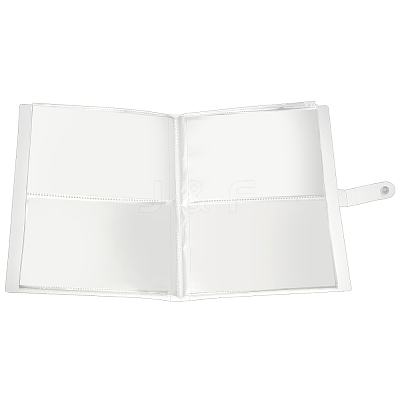 PP Plastic Card Storage Albums AJEW-WH0258-509A-1