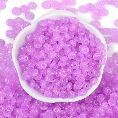 Transparent Colours Glass Seed Beads SEED-P008-01B-04-1