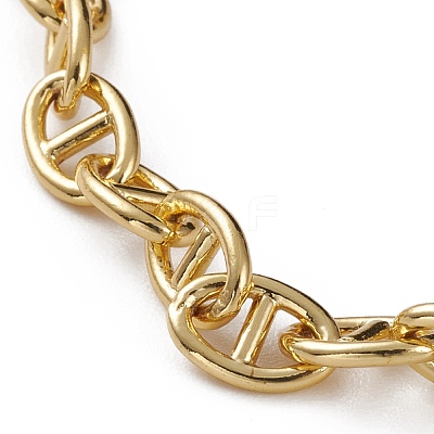 Brass Mariner Link Chain Necklaces NJEW-JN03247-1