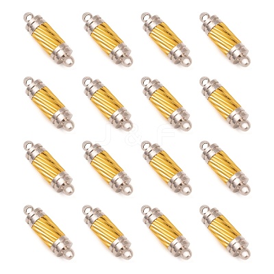 Brass Magnetic Clasps with Loops MC040-1-1