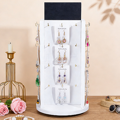 Wooden Earring Display Stand EDIS-WH0016-083A-1