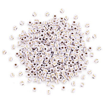 Opaque Acrylic Beads MACR-TAG0001-07J-1