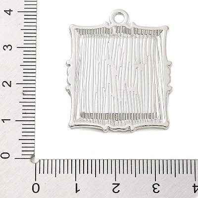 Rack Plating Alloy Pendant Cabochon Settings FIND-Z054-16P-1