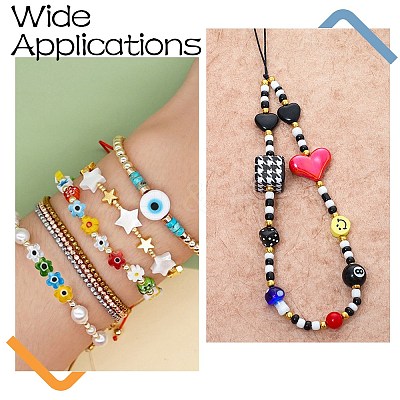 6 Styles Alloy Spacer Beads FIND-CJ0003-50-1