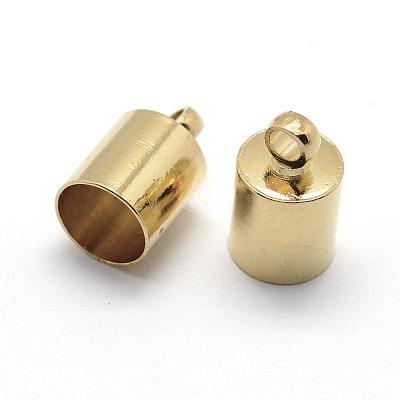 Brass Cord Ends KK-D219-10x5-G-1