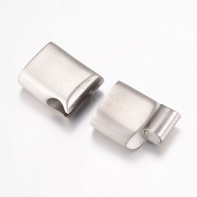 Tarnish Resistant 304 Stainless Steel Magnetic Clasps STAS-P100-10P-1