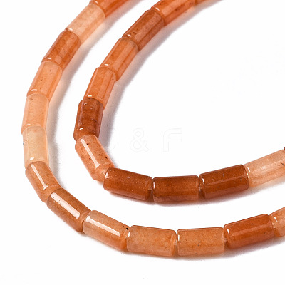Natural Red Aventurine Beads Strands G-S366-082-1