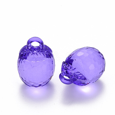 Autumn Theme Transparent Acrylic Pendants TACR-T024-04B-936-1