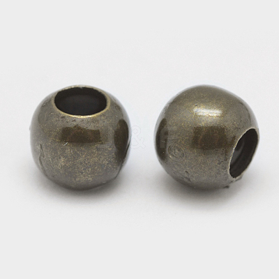 Brass Smooth Round Beads J0JXC052-1
