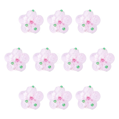10Pcs Handmade Lampwork Beads LAMP-TADJ0001-01J-1