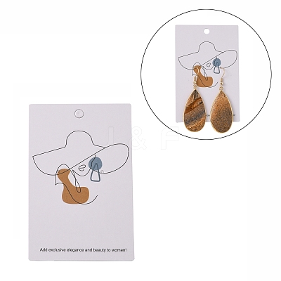 Cardboard Jewelry Display Cards X-CDIS-H002-01A-02-1
