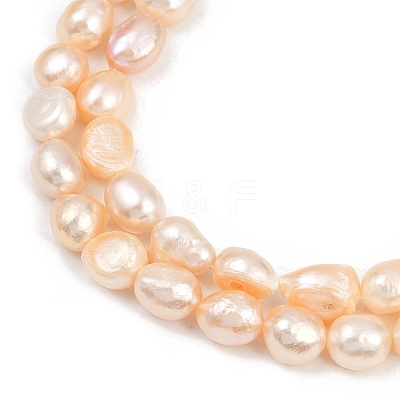 Natural Cultured Freshwater Pearl Beads Strands PEAR-P064-20K-01C-1