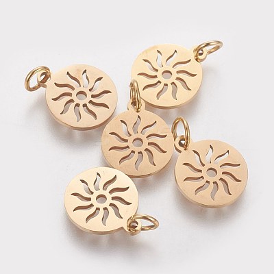 PVD Vacuum Plating 304 Stainless Steel Pendants STAS-Q201-T449G-1