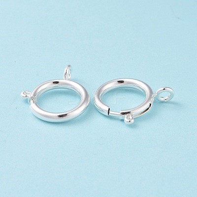 Eco-friendly Brass Spring Ring Clasps KK-D082-01D-S-1