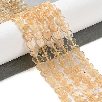 Natural Citrine(Heated) Beads Strands G-M403-A24-02-1