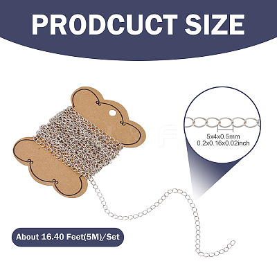 5M Brass Curb Chains CHC-TADJ0001-03P-1