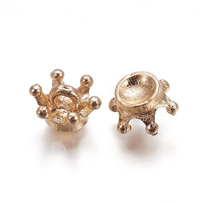 Alloy Bead Cap Pendant Bails X-PALLOY-F247-01LG-1