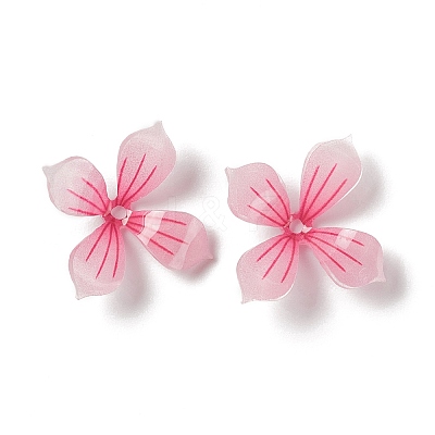 Opaque Resin Bead Caps LS-RESI-L035-16-1