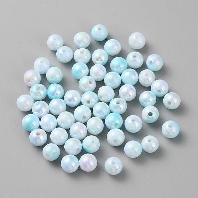 Opaque Acrylic Beads SACR-CJC0008-02F-1
