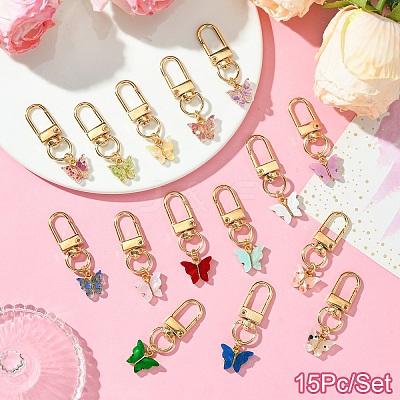 Acrylic Pendant Decorations HJEW-YW00018-1