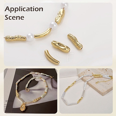 Brass Tube Beads KK-D039-01A-G-1