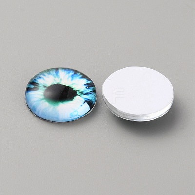 Glass Cabochons GLAA-WH0033-75E-10-1