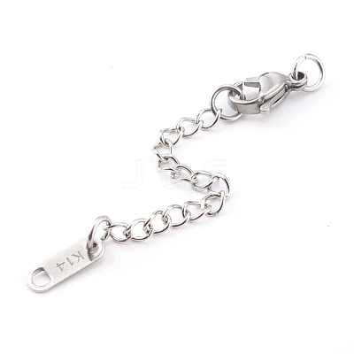 Tarnish Resistant 304 Stainless Steel Chain Extender FIND-JF00088-02-1