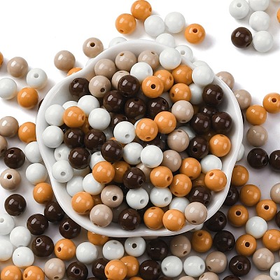 Opaque Acrylic Beads SACR-Q004-02L-1