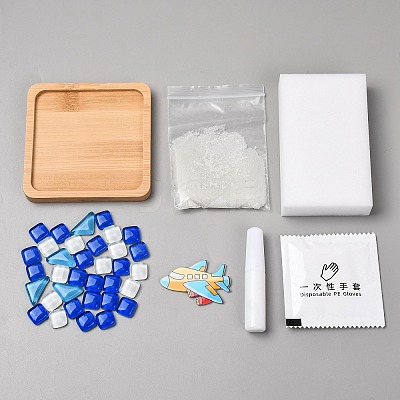 DIY Mosaic Coaster Making Kit TH-CBAB785-01C-1