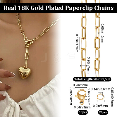 DIY Chain Necklace Jewelry Kits DIY-BBC0002-29-1