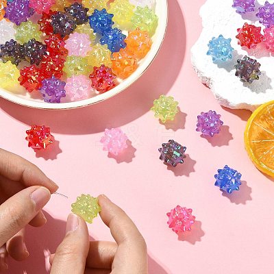 UV Plating Acrylic Beads MACR-CJC0004-27-1