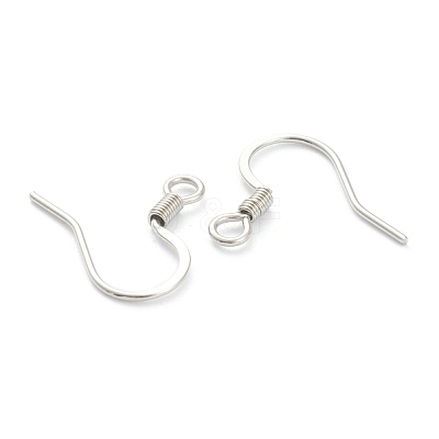 Tarnish Resistant 316 Surgical Stainless Steel Earring Hooks STAS-M288-08P-1
