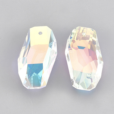 K9 Glass Rhinestone Pendants RGLA-T148-04D-1