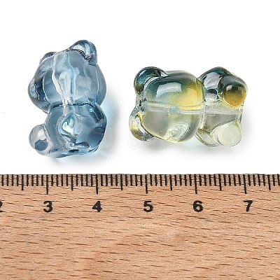 Baking Paint Transparent Glass Beads GL-CBA7B2B-09-1