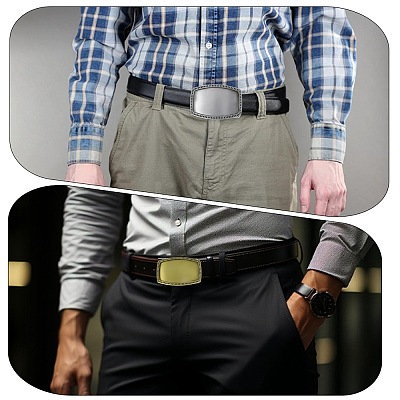 2Pcs 2 Colors Alloy Belt Buckles FIND-DJ0001-75-1