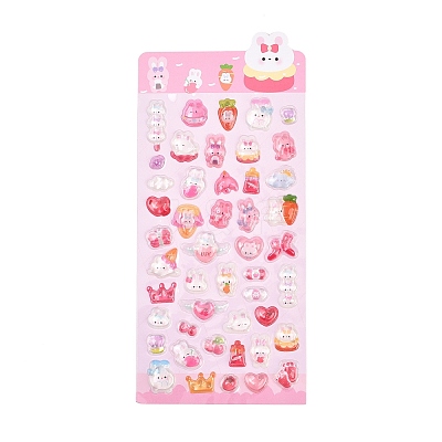 Epoxy Resin 3D Puffy Stickers DIY-G122-01E-1