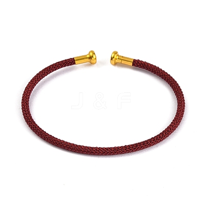Braided Carbon Steel Wire Bracelet Making MAK-A017-B51-1