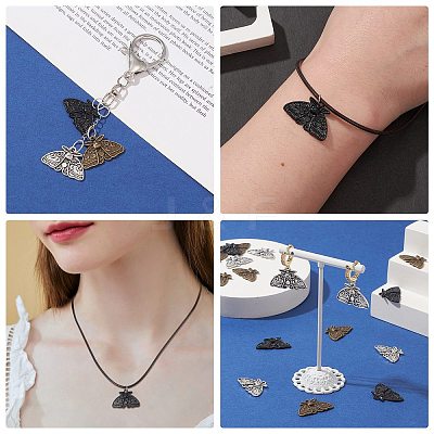 30Pcs 3 Colors Tibetan Style Alloy Pendants FIND-SZ0003-48-1