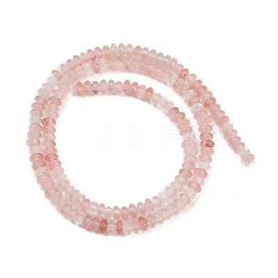 Cherry Quartz Glass Beads Strands G-U026-B01-4mm-1