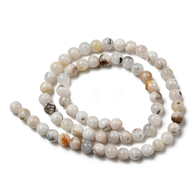 Natural Rainbow Moonstone Beads Strands G-N328-024-6mm-AB-1